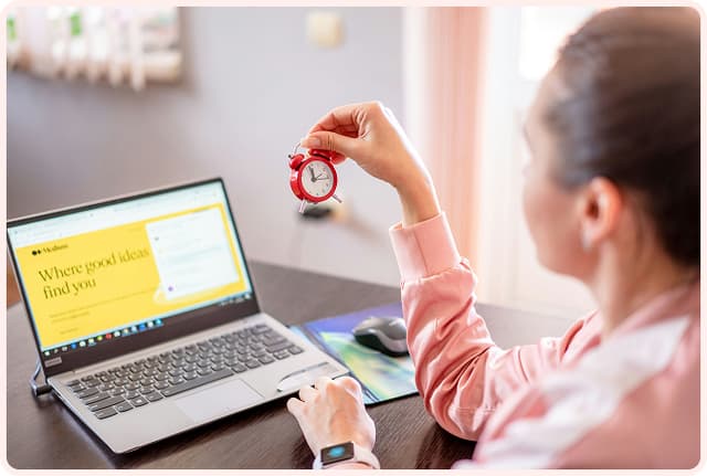 People working in an office