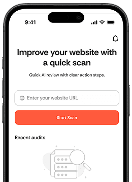 Enter your website URL